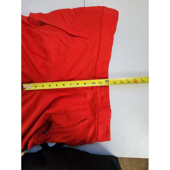 Vtg Patagonia Snow Pants Mens 36X33* Red Full Side Zip Ski Insulated Suspenders - Picture 10 of 16